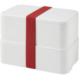 Portavivande a doppio strato MIYO da 700 + 700 ml personalizzato con logo - Pubblienne