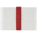 Portavivande a doppio strato MIYO da 700 + 700 ml personalizzato con logo - Pubblienne