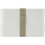 Portavivande a doppio strato MIYO da 700 + 700 ml personalizzato con logo - Pubblienne