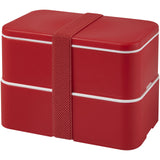 Portavivande a doppio strato MIYO da 700 + 700 ml personalizzato con logo - Pubblienne