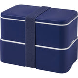 Portavivande a doppio strato MIYO da 700 + 700 ml personalizzato con logo - Pubblienne