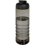 Borraccia sportiva con coperchio a scatto da 750 ml H2O Active® Eco Treble personalizzato con logo - Pubblienne