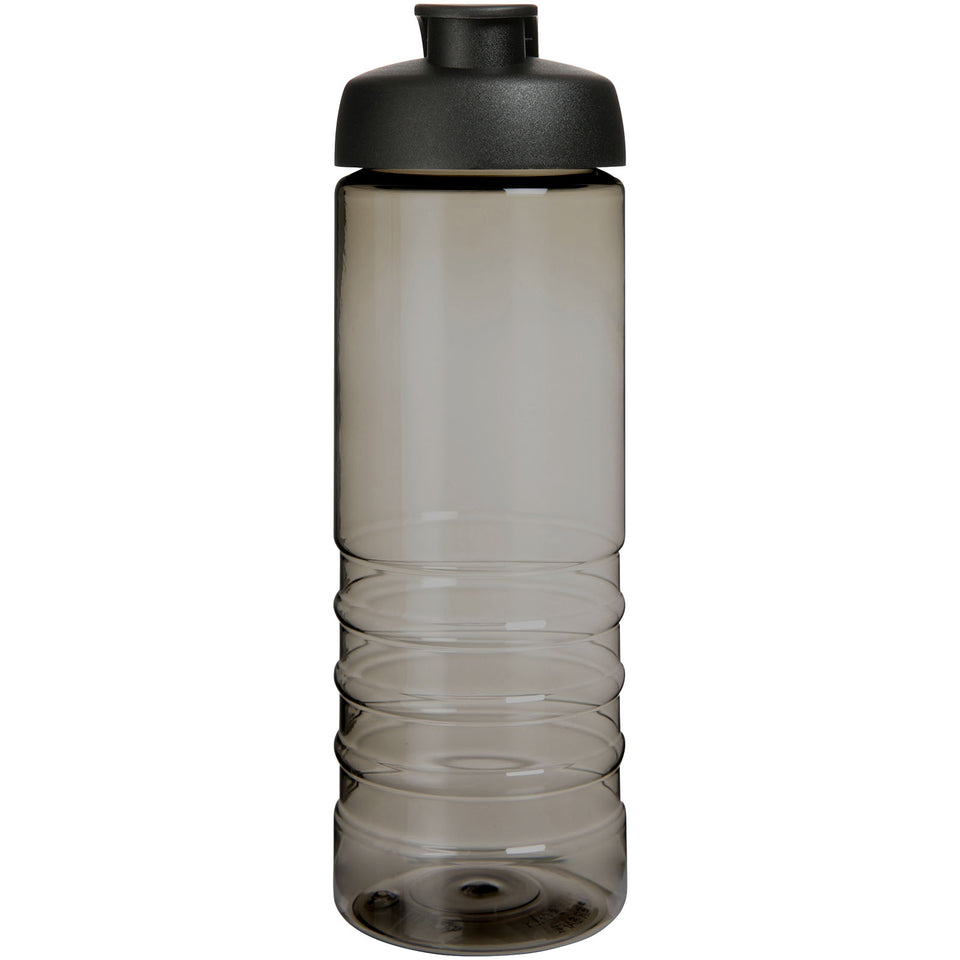 Borraccia sportiva con coperchio a scatto da 750 ml H2O Active® Eco Treble personalizzato con logo - Pubblienne