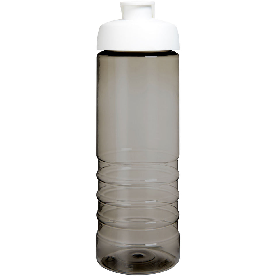 Borraccia sportiva con coperchio a scatto da 750 ml H2O Active® Eco Treble personalizzato con logo - Pubblienne