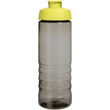Borraccia sportiva con coperchio a scatto da 750 ml H2O Active® Eco Treble personalizzato con logo - Pubblienne