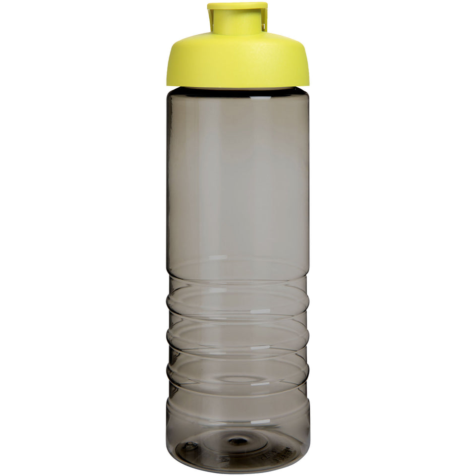 Borraccia sportiva con coperchio a scatto da 750 ml H2O Active® Eco Treble personalizzato con logo - Pubblienne