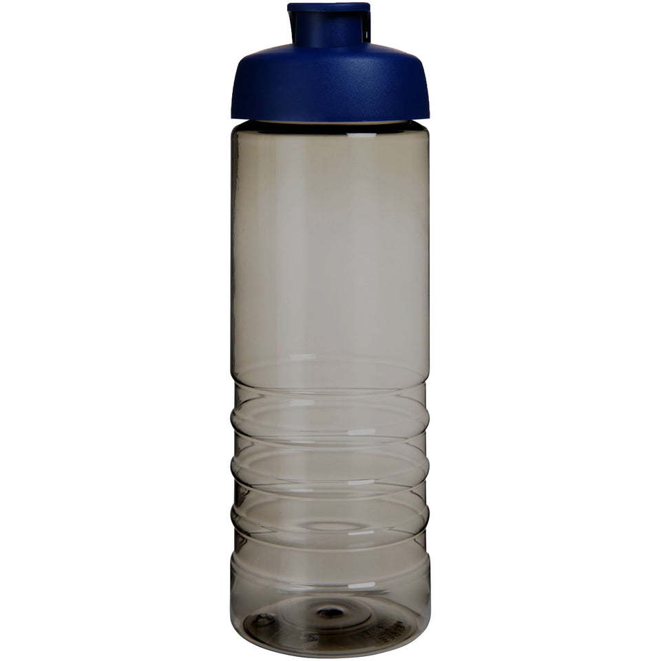 Borraccia sportiva con coperchio a scatto da 750 ml H2O Active® Eco Treble personalizzato con logo - Pubblienne