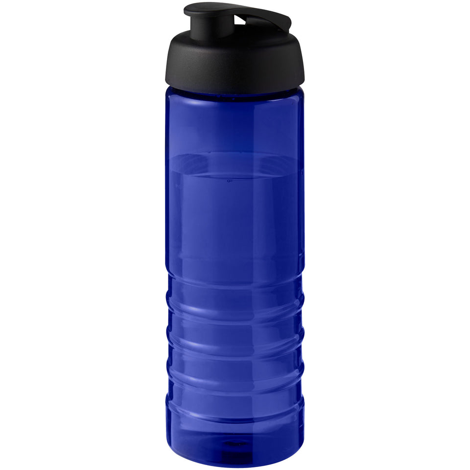 Borraccia sportiva con coperchio a scatto da 750 ml H2O Active® Eco Treble personalizzato con logo - Pubblienne