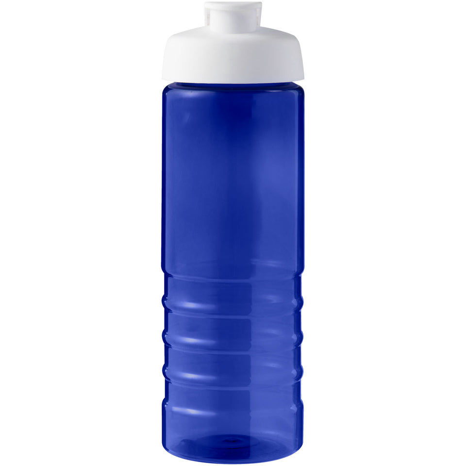 Borraccia sportiva con coperchio a scatto da 750 ml H2O Active® Eco Treble personalizzato con logo - Pubblienne