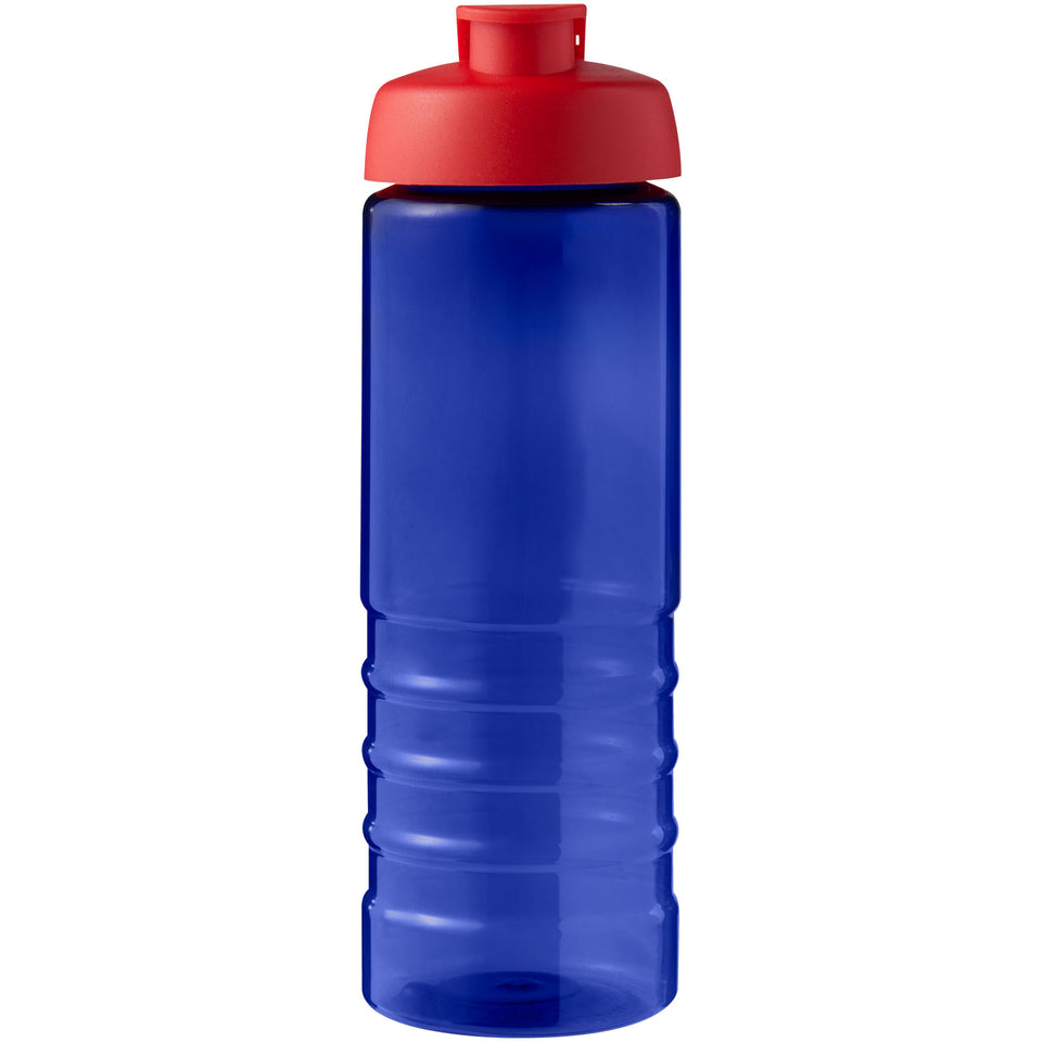 Borraccia sportiva con coperchio a scatto da 750 ml H2O Active® Eco Treble personalizzato con logo - Pubblienne