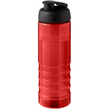Borraccia sportiva con coperchio a scatto da 750 ml H2O Active® Eco Treble personalizzato con logo - Pubblienne
