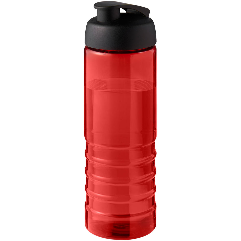 Borraccia sportiva con coperchio a scatto da 750 ml H2O Active® Eco Treble personalizzato con logo - Pubblienne