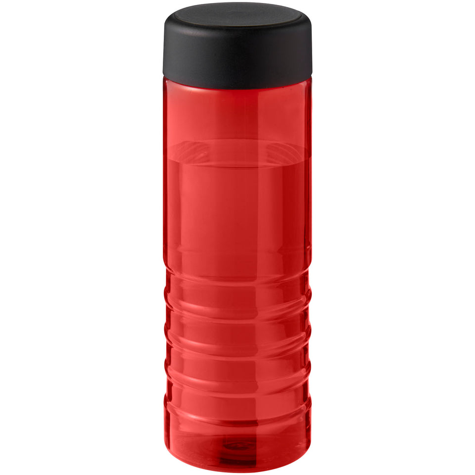 Borraccia sportiva da 750 ml con coperchio a vite H2O Active® Eco Treble personalizzato con logo - Pubblienne