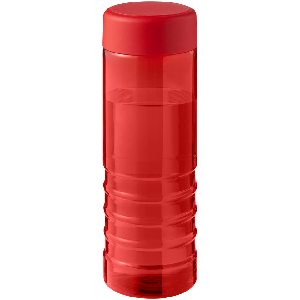 Borraccia sportiva da 750 ml con coperchio a vite H2O Active® Eco Treble personalizzato con logo - Pubblienne