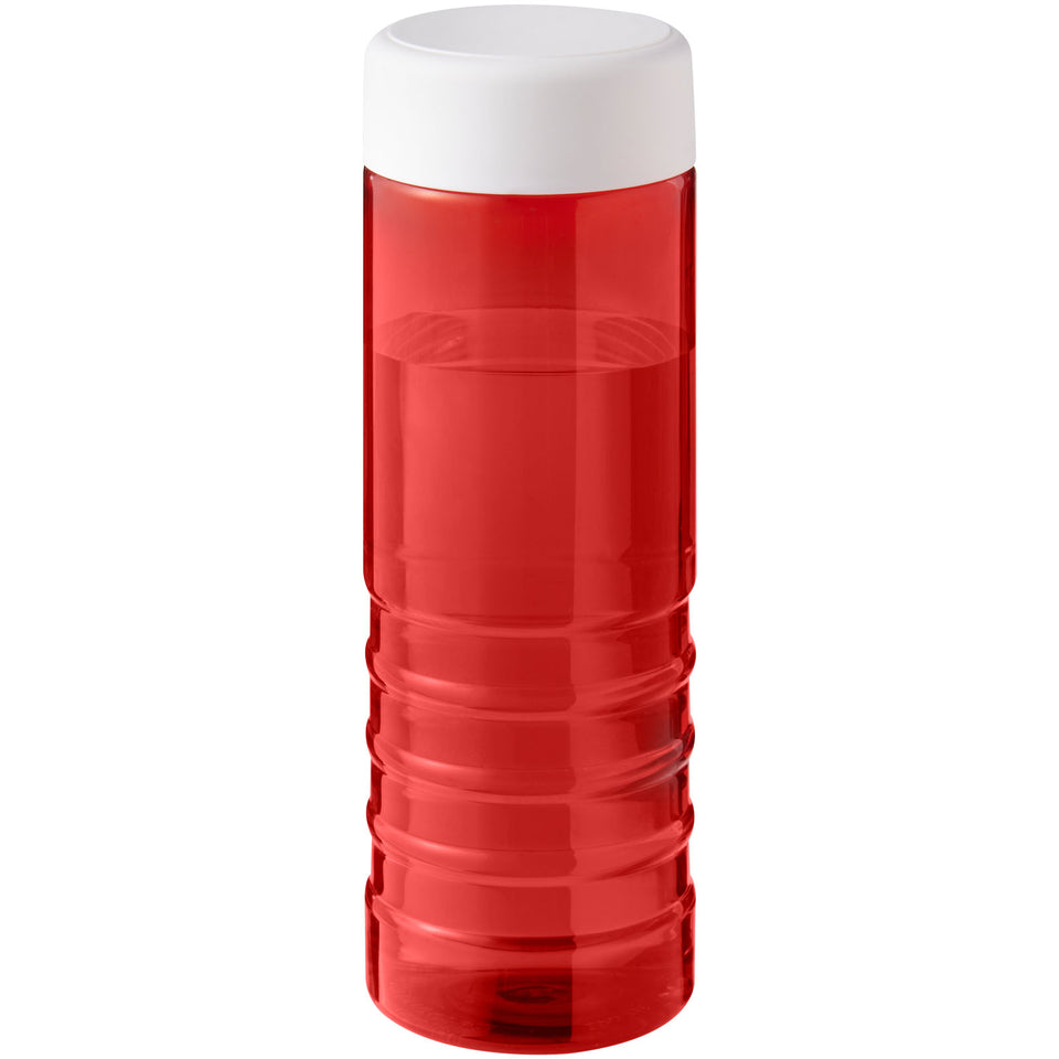 Borraccia sportiva da 750 ml con coperchio a vite H2O Active® Eco Treble personalizzato con logo - Pubblienne