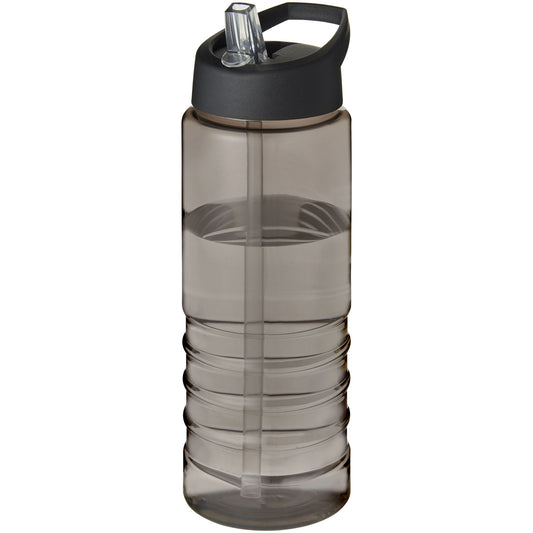 Borraccia sportiva con coperchio a beccuccio da 750 ml H2O Active® Eco Treble personalizzato con logo - Pubblienne