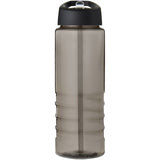 Borraccia sportiva con coperchio a beccuccio da 750 ml H2O Active® Eco Treble personalizzato con logo - Pubblienne