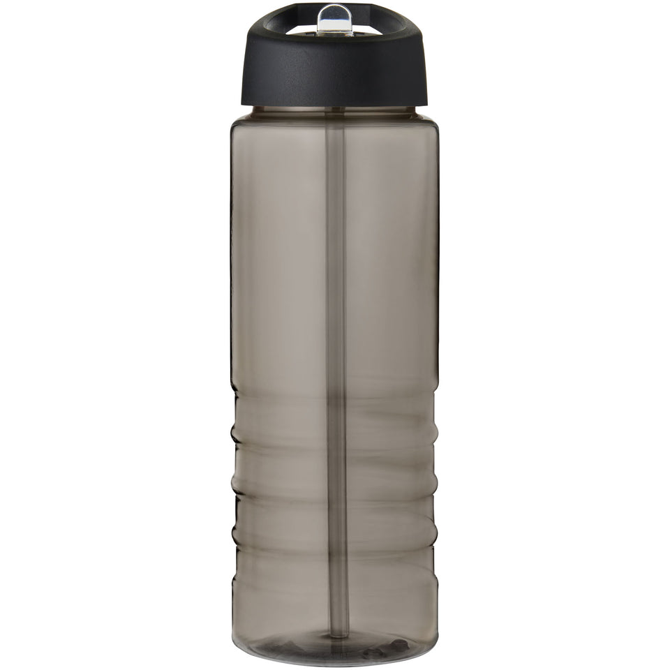 Borraccia sportiva con coperchio a beccuccio da 750 ml H2O Active® Eco Treble personalizzato con logo - Pubblienne