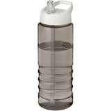 Borraccia sportiva con coperchio a beccuccio da 750 ml H2O Active® Eco Treble personalizzato con logo - Pubblienne