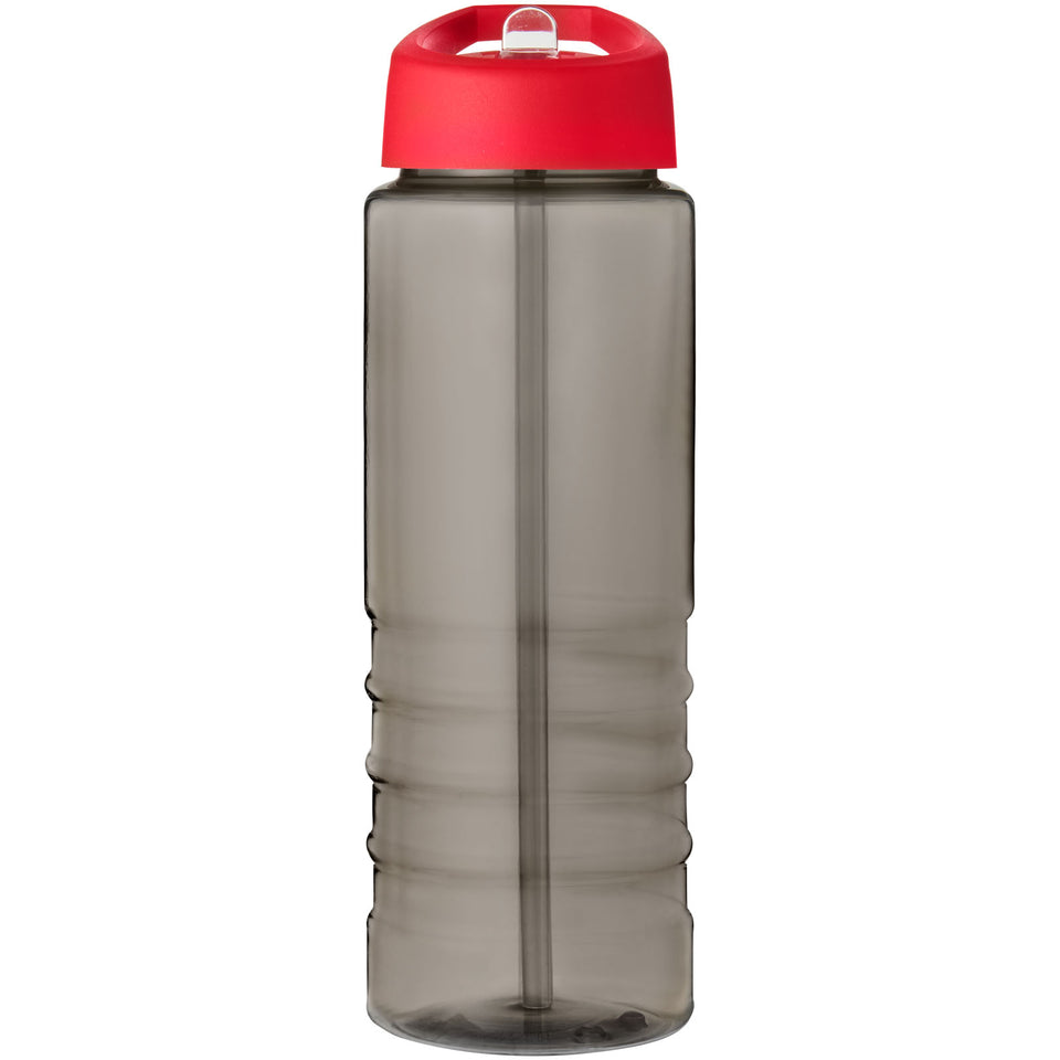 Borraccia sportiva con coperchio a beccuccio da 750 ml H2O Active® Eco Treble personalizzato con logo - Pubblienne