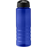 Borraccia sportiva con coperchio a beccuccio da 750 ml H2O Active® Eco Treble personalizzato con logo - Pubblienne