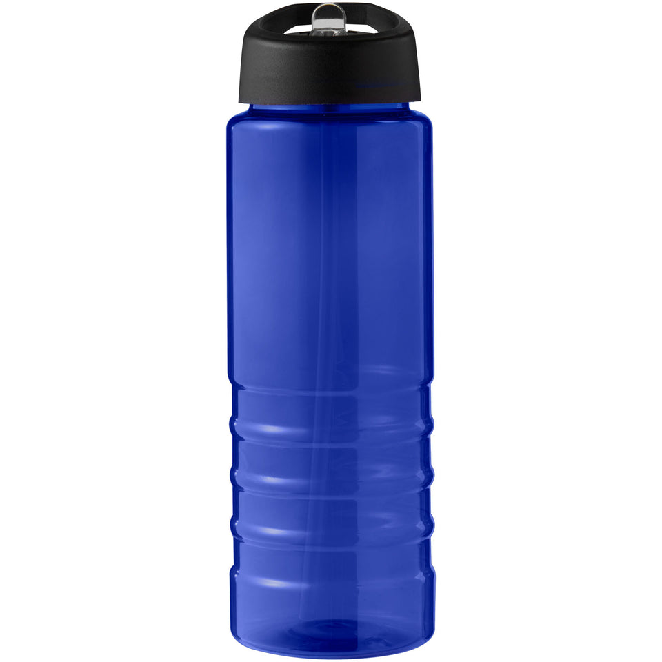 Borraccia sportiva con coperchio a beccuccio da 750 ml H2O Active® Eco Treble personalizzato con logo - Pubblienne