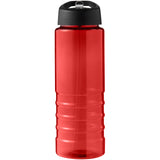 Borraccia sportiva con coperchio a beccuccio da 750 ml H2O Active® Eco Treble personalizzato con logo - Pubblienne