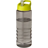 Borraccia sportiva con coperchio a beccuccio da 750 ml H2O Active® Eco Treble personalizzato con logo - Pubblienne