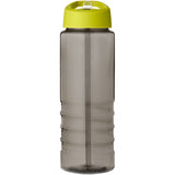Borraccia sportiva con coperchio a beccuccio da 750 ml H2O Active® Eco Treble personalizzato con logo - Pubblienne