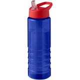 Borraccia sportiva con coperchio a beccuccio da 750 ml H2O Active® Eco Treble personalizzato con logo - Pubblienne