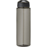 Borraccia sportiva da 850 ml con coperchio con beccuccio H2O Active® Eco Vibe personalizzato con logo - Pubblienne