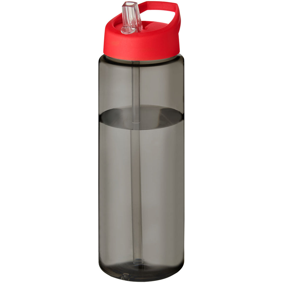 Borraccia sportiva da 850 ml con coperchio con beccuccio H2O Active® Eco Vibe personalizzato con logo - Pubblienne