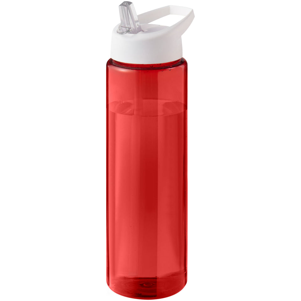 Borraccia sportiva da 850 ml con coperchio con beccuccio H2O Active® Eco Vibe personalizzato con logo - Pubblienne