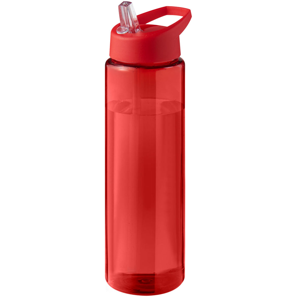 Borraccia sportiva da 850 ml con coperchio con beccuccio H2O Active® Eco Vibe personalizzato con logo - Pubblienne