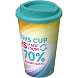 Bicchiere termico da 350 ml Brite-Americano® Eco personalizzato con logo - Pubblienne
