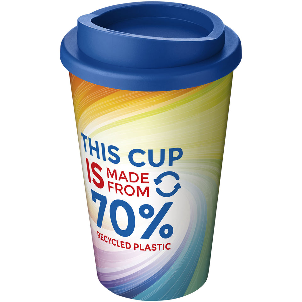 Bicchiere termico da 350 ml Brite-Americano® Eco personalizzato con logo - Pubblienne