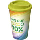 Bicchiere termico da 350 ml Brite-Americano® Eco personalizzato con logo - Pubblienne