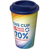 Bicchiere termico da 350 ml Brite-Americano® Eco personalizzato con logo - Pubblienne
