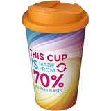 Bicchiere termico con chiusura ermetica da 350 ml Brite-Americano® Eco personalizzato con logo - Pubblienne