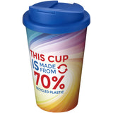 Bicchiere termico con chiusura ermetica da 350 ml Brite-Americano® Eco personalizzato con logo - Pubblienne