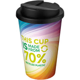 Bicchiere termico con chiusura ermetica da 350 ml Brite-Americano® Eco personalizzato con logo - Pubblienne