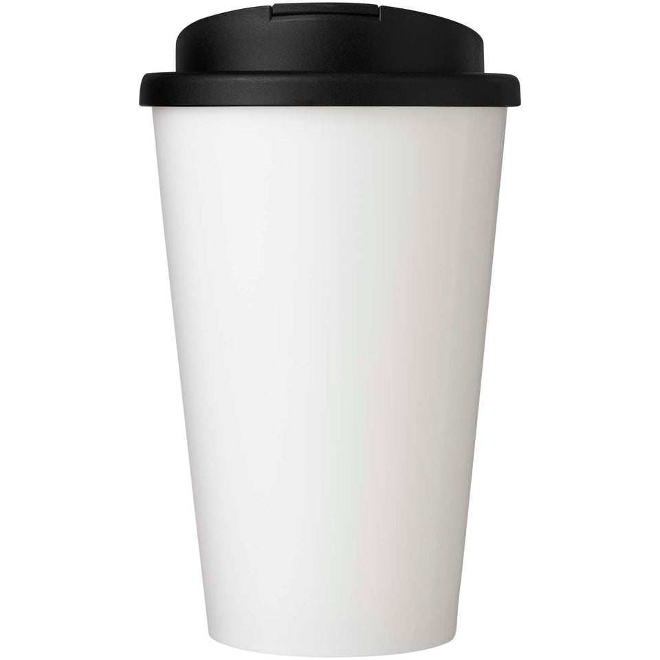 Bicchiere termico con chiusura ermetica da 350 ml Brite-Americano® Eco personalizzato con logo - Pubblienne
