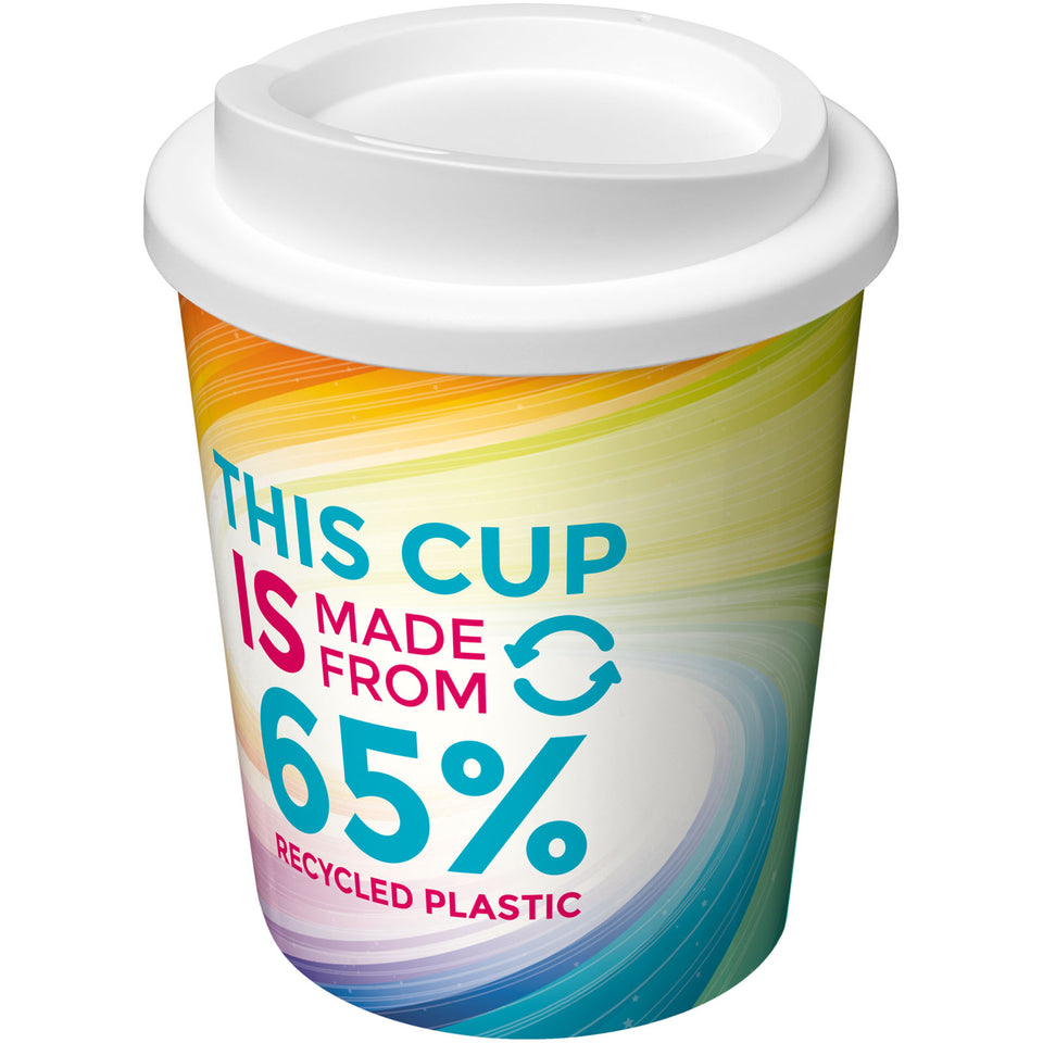 Bicchiere termico da 250 ml Brite-Americano Espresso Eco personalizzato con logo - Pubblienne