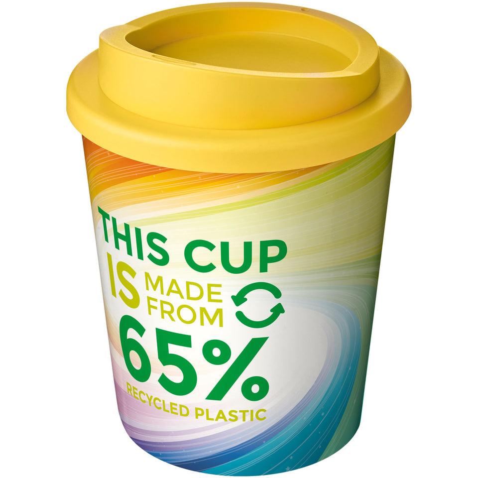 Bicchiere termico da 250 ml Brite-Americano Espresso Eco personalizzato con logo - Pubblienne