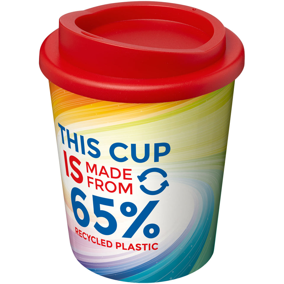 Bicchiere termico da 250 ml Brite-Americano Espresso Eco personalizzato con logo - Pubblienne