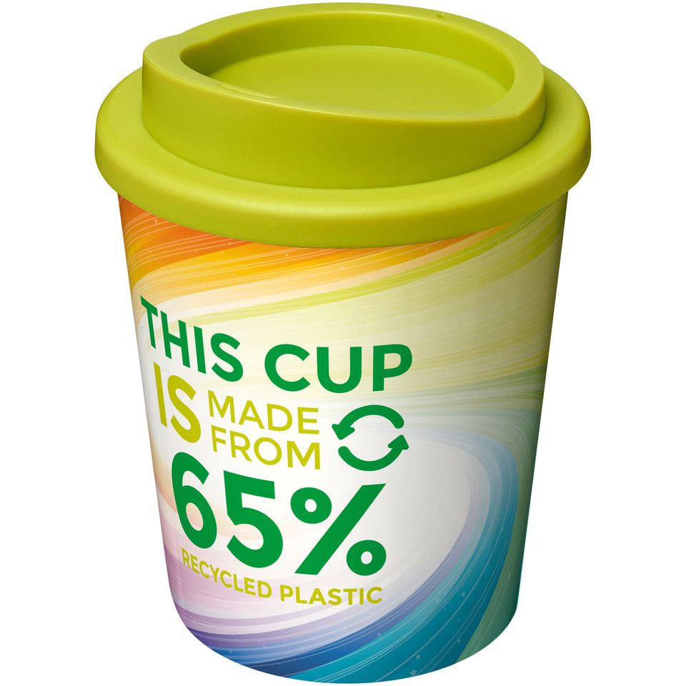 Bicchiere termico da 250 ml Brite-Americano Espresso Eco personalizzato con logo - Pubblienne