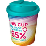 Bicchiere termico con chiusura ermetica da 250 ml Brite-Americano Espresso Eco personalizzato con logo - Pubblienne