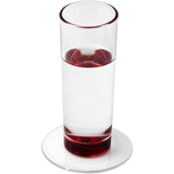 Sottobicchiere rotondo in plastica Renzo personalizzato con logo - Pubblienne