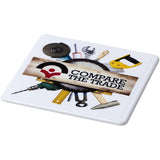 Sottobicchiere Renzo in plastica di forma quadrata personalizzato con logo - Pubblienne