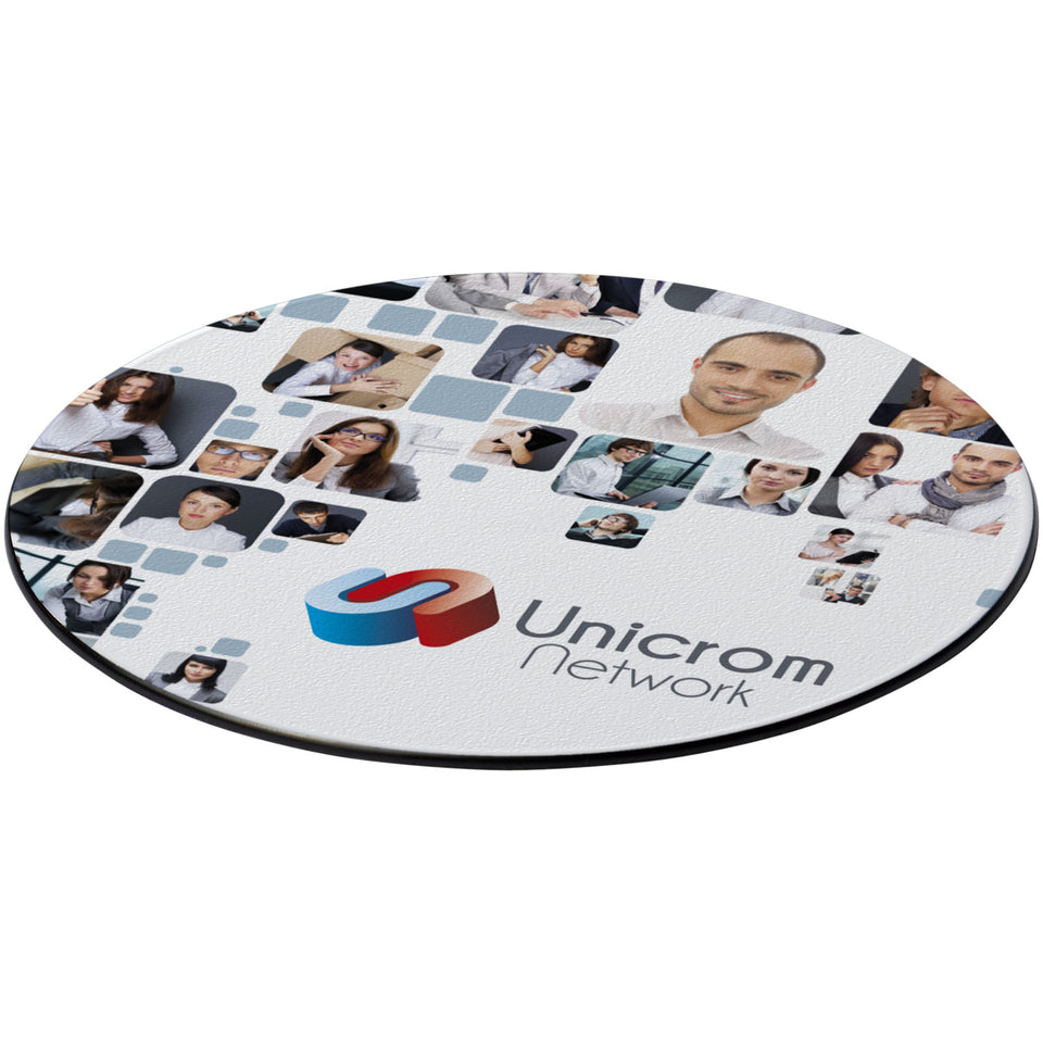 Sottobicchiere rotondo Brite-Mat® personalizzato con logo - Pubblienne